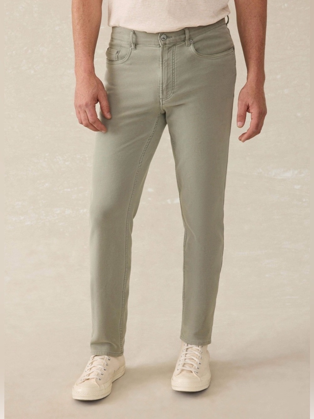 Faherty Stretch Terry 5 Pocket Pants in Faded Olive Men’s size 30